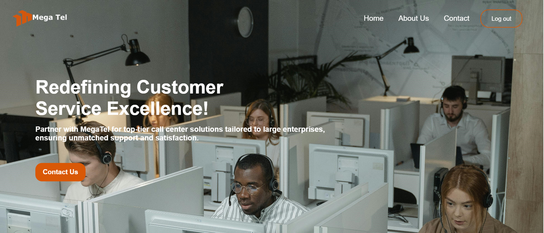 Call Center Website